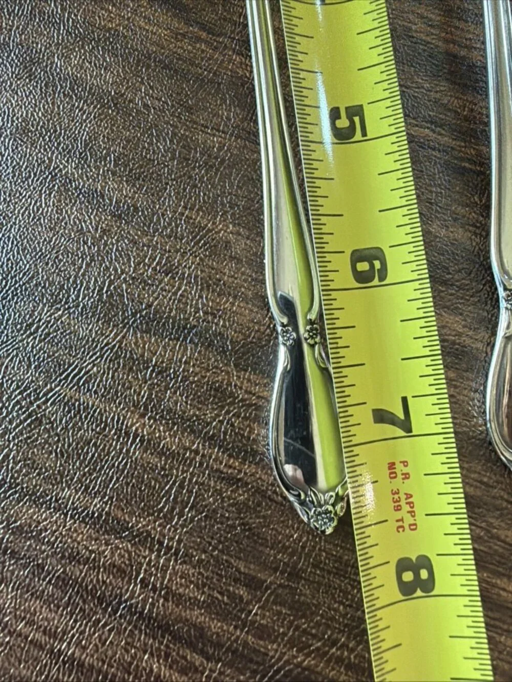 Set of 4 Oneida Community Chatelaine Stainless Iced Tea Spoons 7.5